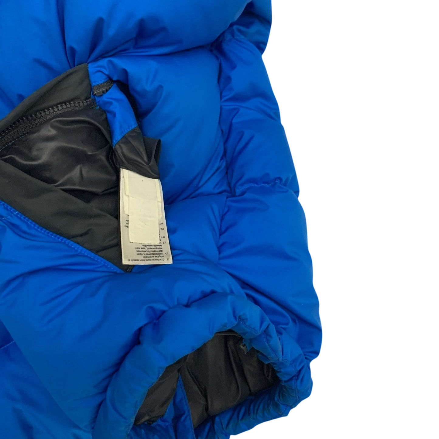 The North Face Nuptse 700 Down Puffer Jacket Blue/Black (Size L)