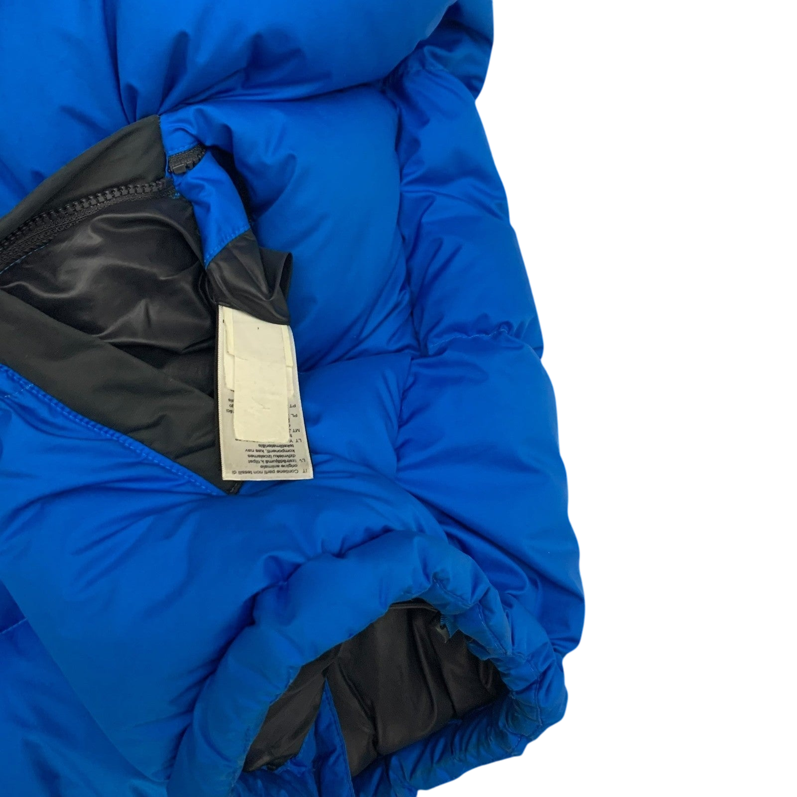 The North Face Nuptse 700 Down Puffer Jacket Blue/Black (Size L)