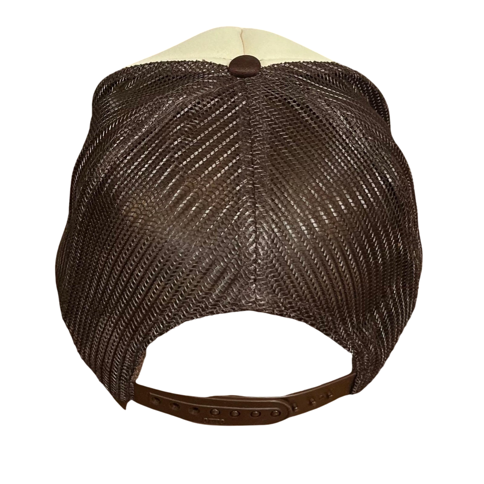 Kapital 'Century Denim' Trucker Cap Cream / Brown