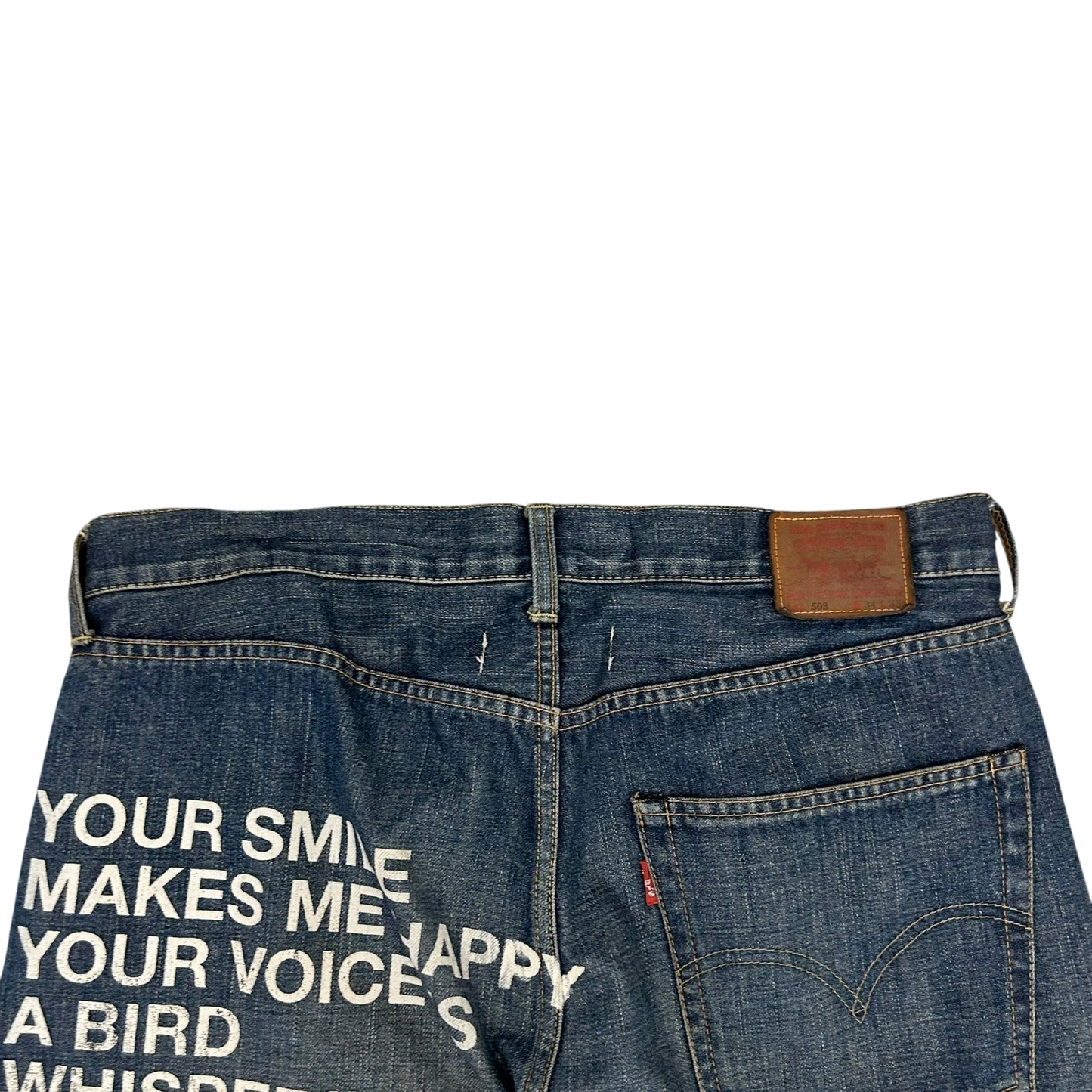 Junya Watanabe × Levi's 503 “Fulfill Me” SS10 Poem Jeans (Fits 35")