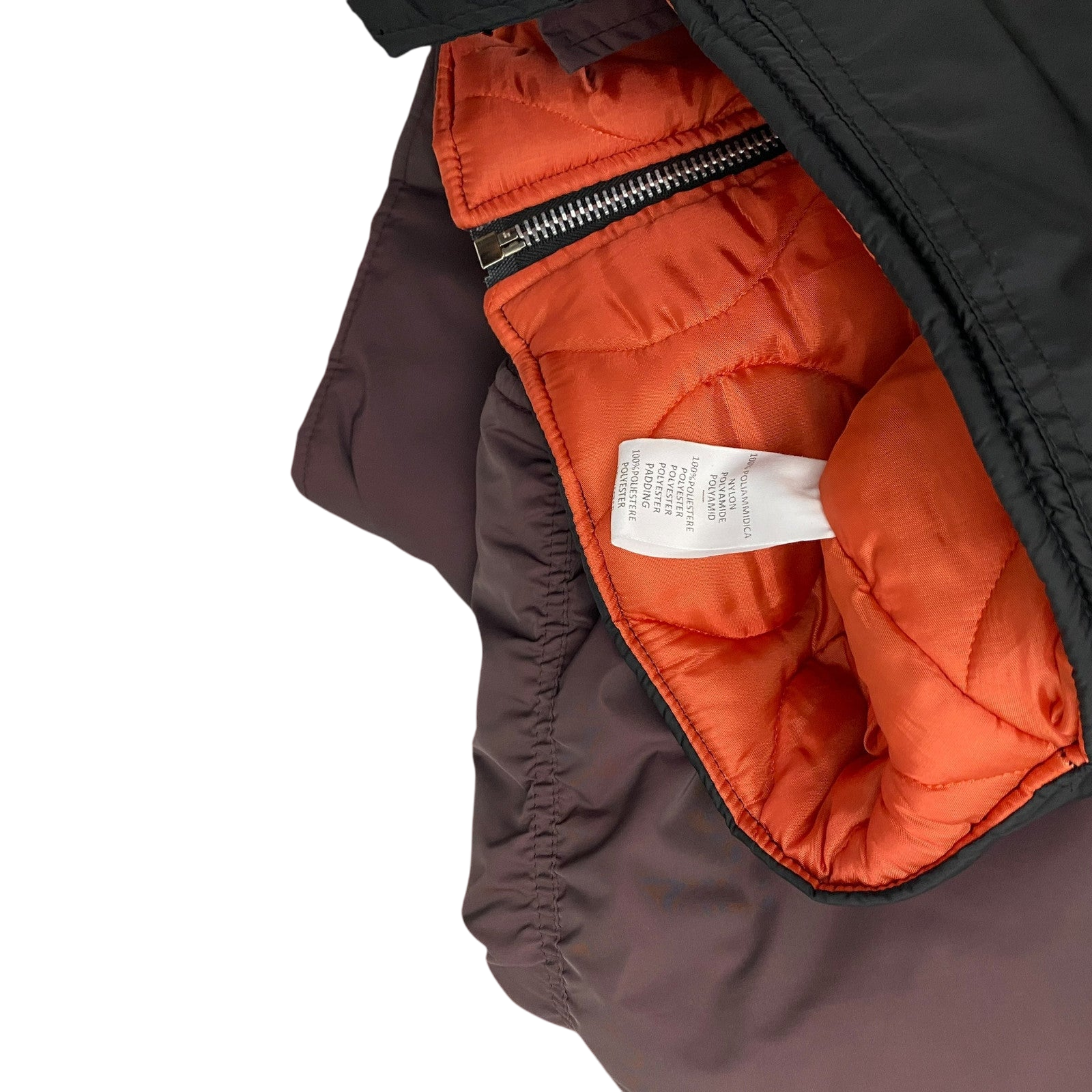 (DI)VISION Split Bomber Jacket Cropped Burgundy/Black (Fits M-L)