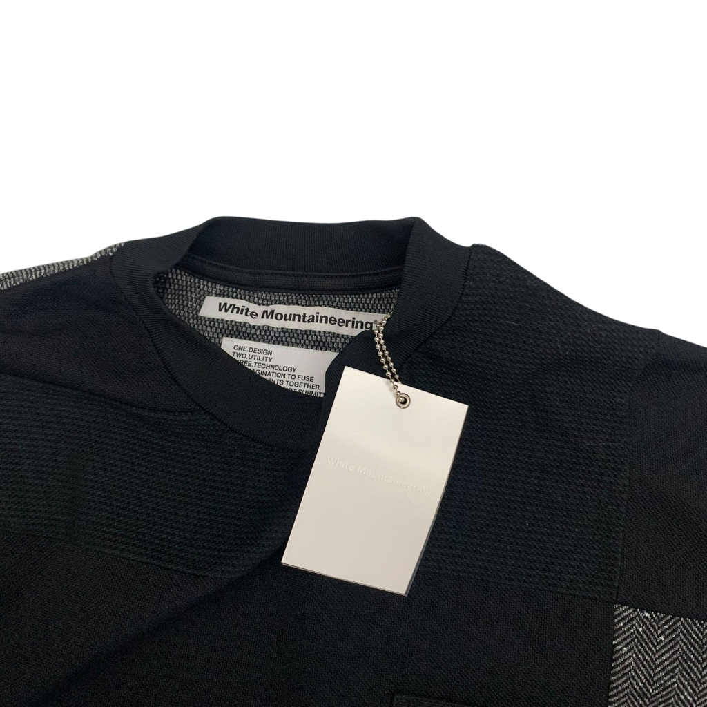 White Mountaineering Colour Block Panelled T-Shirt (Fits L-XL)