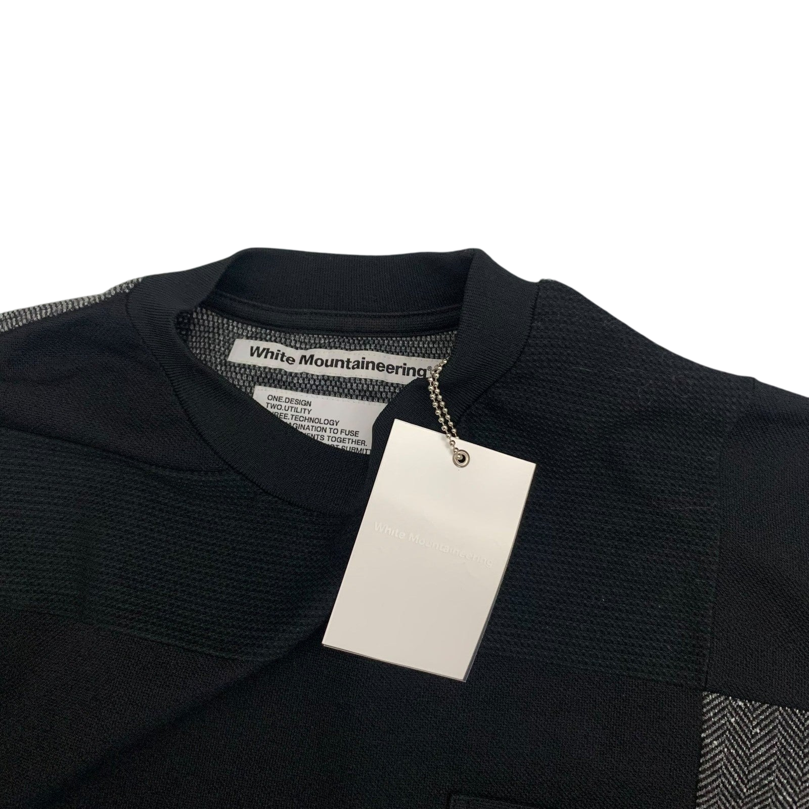 White Mountaineering Colour Block Panelled T-Shirt (Fits L-XL)