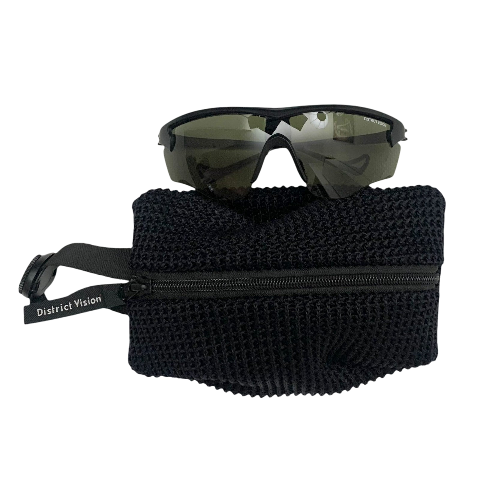 District Vision Junya Racer Sunglasses Black / D+ Onyx Lens