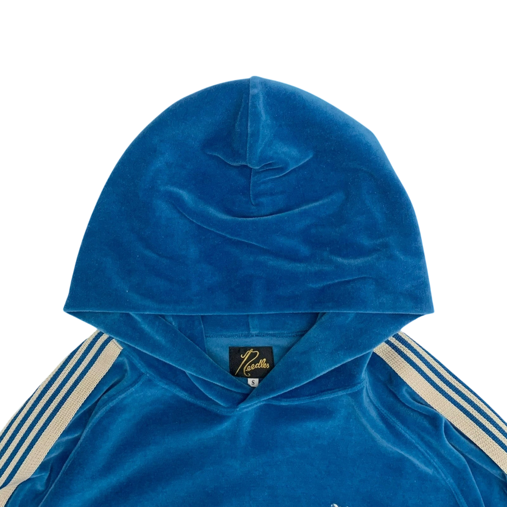 Needles Velour Track Hoodie Blue (Fits S-M)