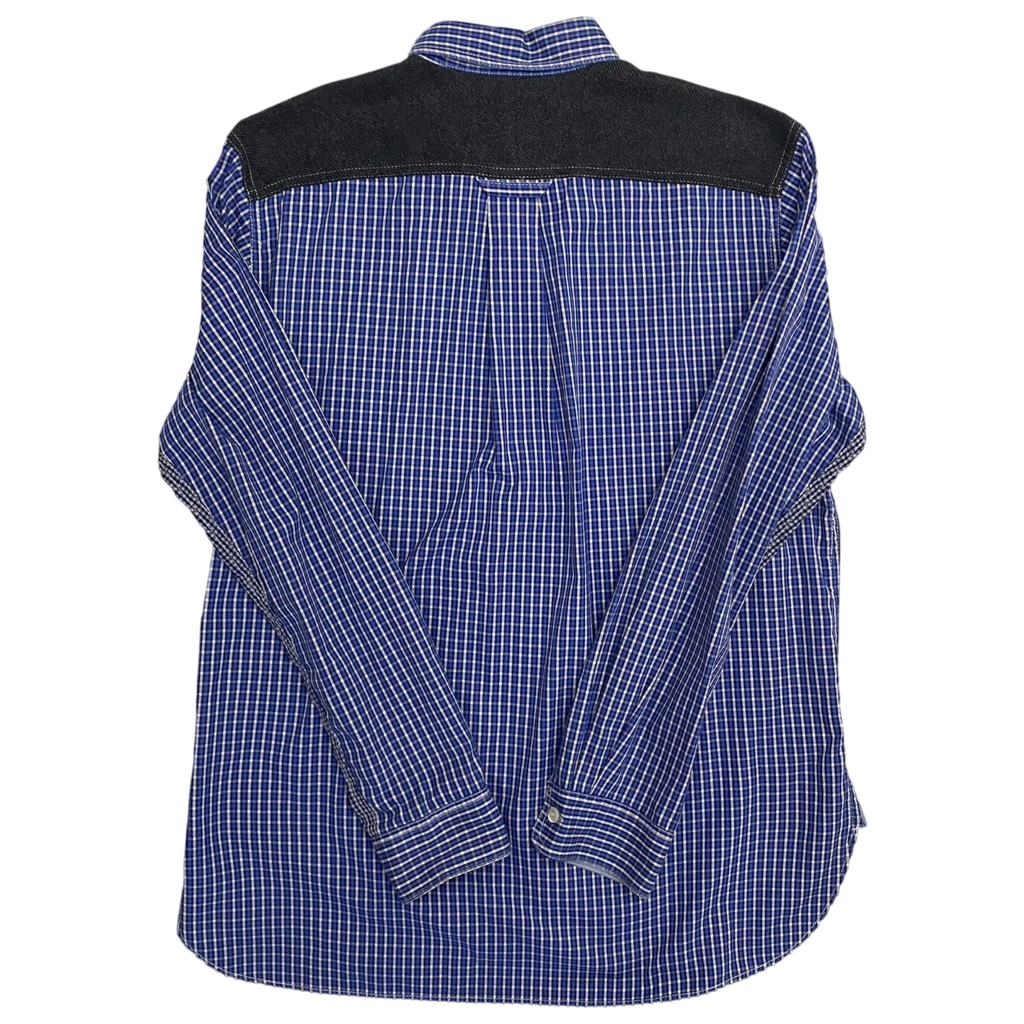 Junya Watanabe MAN Gingham Check Shirt Blue (Fits S-M)