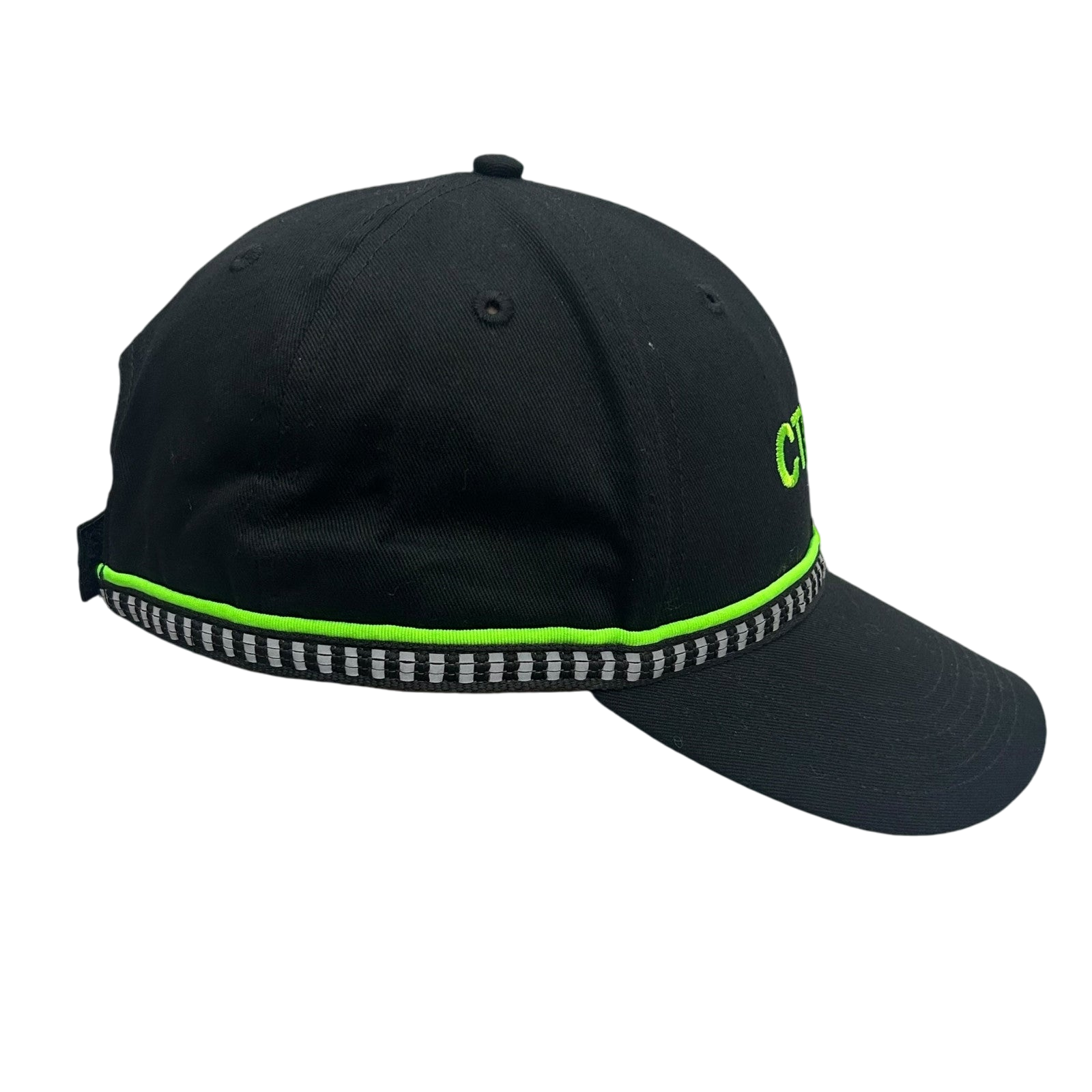 Heron Preston СТИЛЬ Reflective Cap Black/ Neon Green