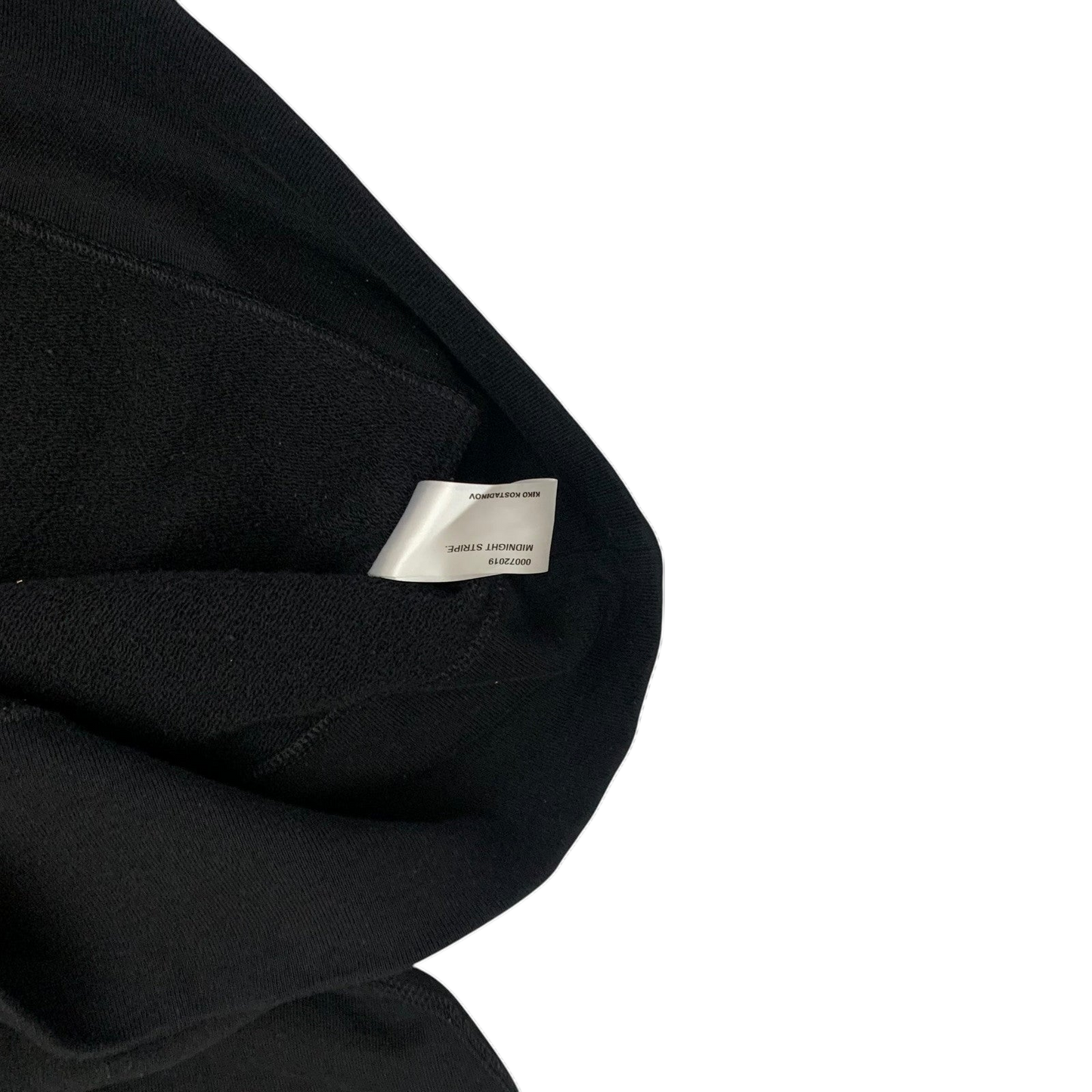 Kiko Kostadinov ‘Midnight Stripes’ Heavy Hoodie Black (Fits L-XXL)