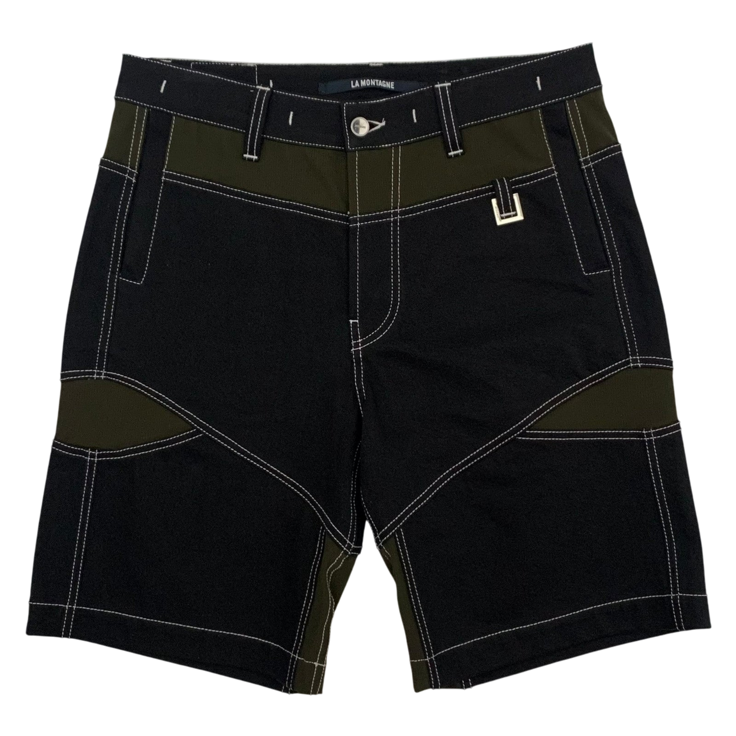 Jacquemus Le Short De Nîmes Two-Tone Shorts (Fits 34”)