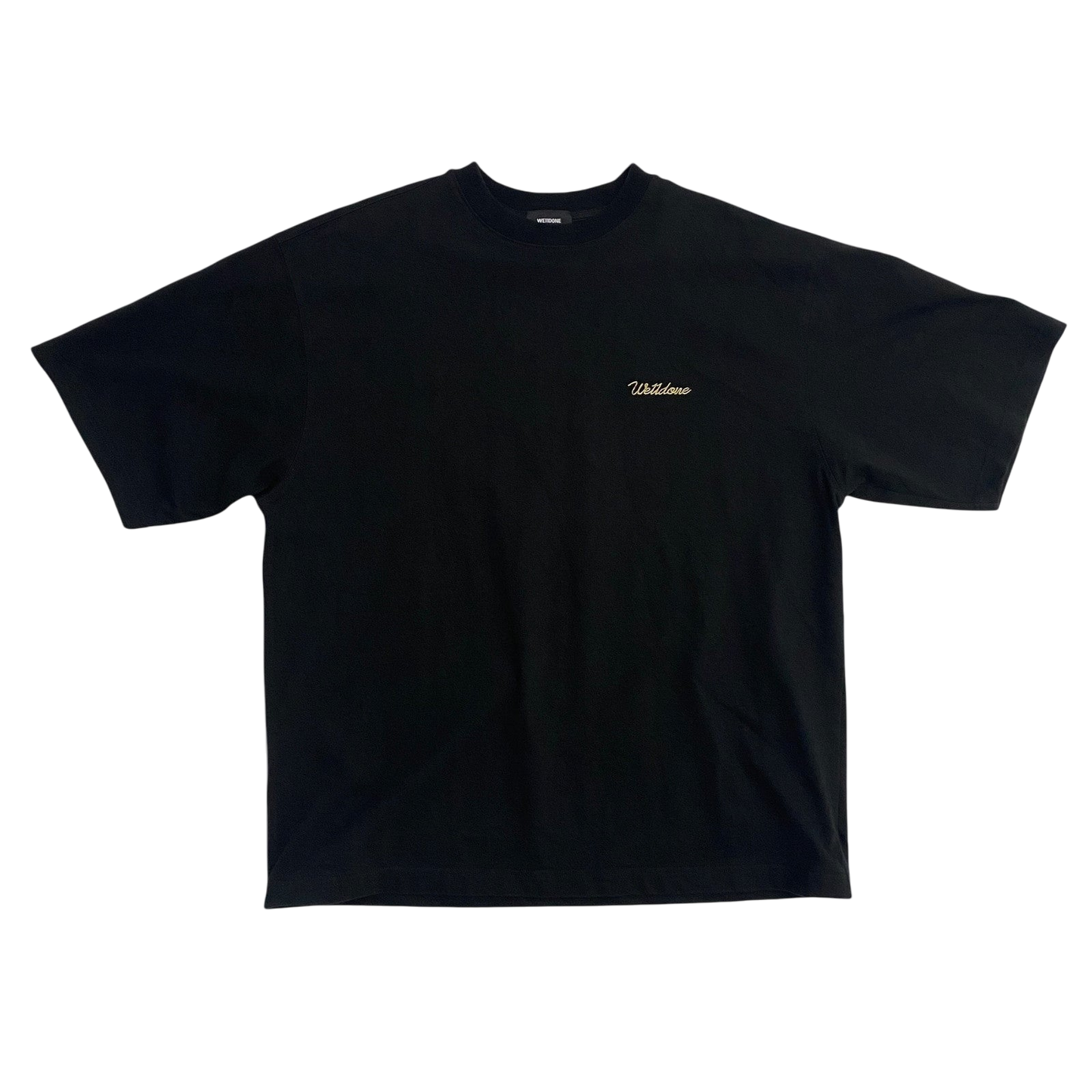 We11done Heavyweight T-Shirt Black (Fits L-XL)