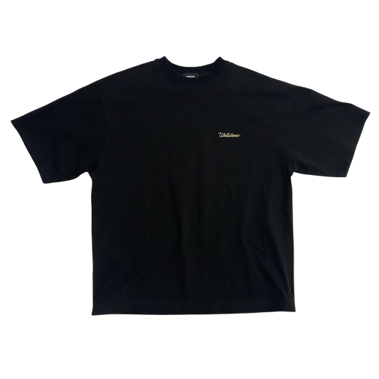 We11done Heavyweight T-Shirt Black (Fits L-XL)