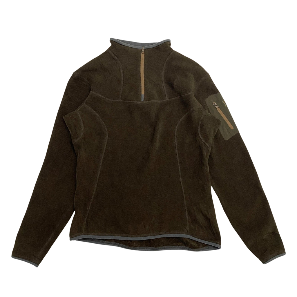 Arc’teryx Covert Quarter Zip Fleece Brown (Fits S-M Womens)