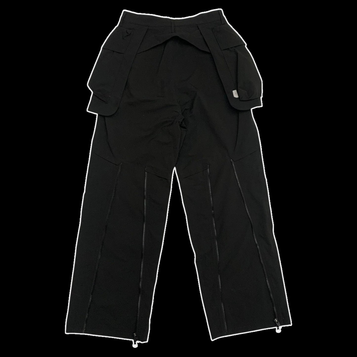 Archival Reinvent Zipper Teflon Pants Black (W28)