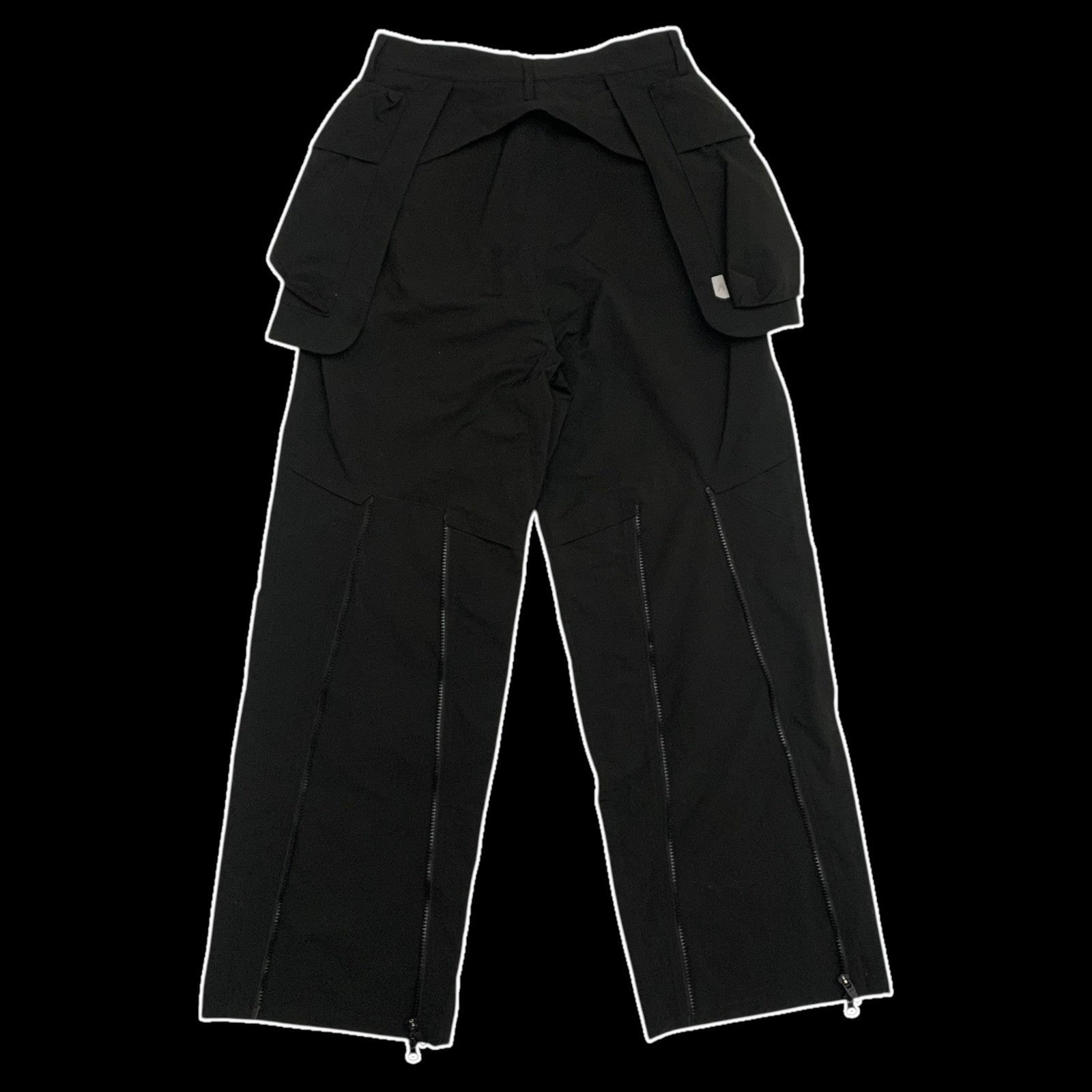 Archival Reinvent Zipper Teflon Pants Black (W28)