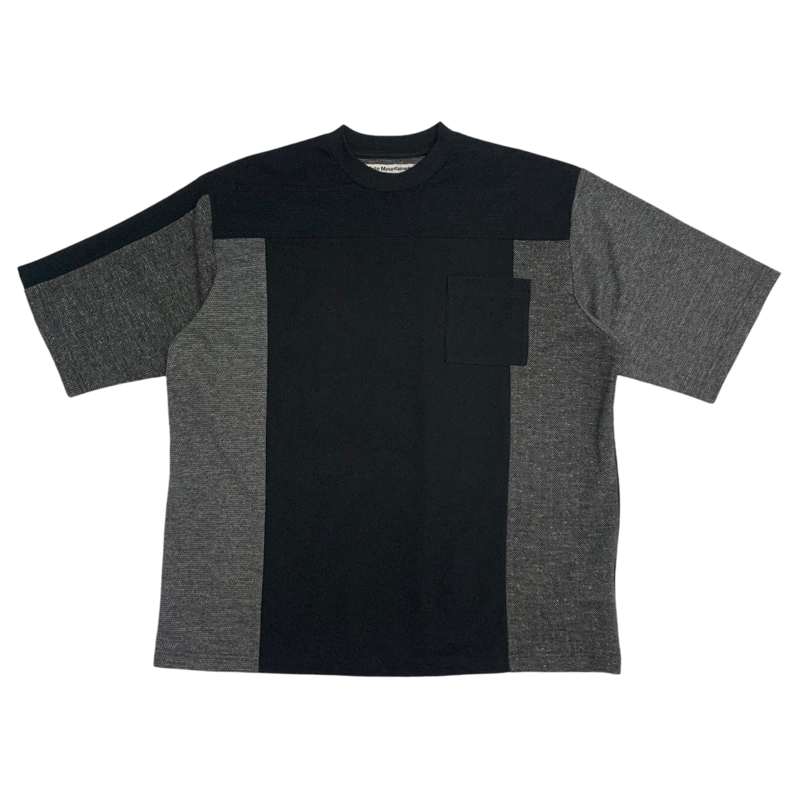 White Mountaineering Colour Block Panelled T-Shirt (Fits L-XL)
