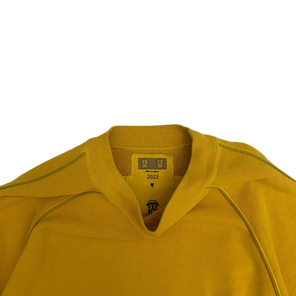 Cav Empt Overdye Raglan PipingSweater Yellow (Fits M-L)