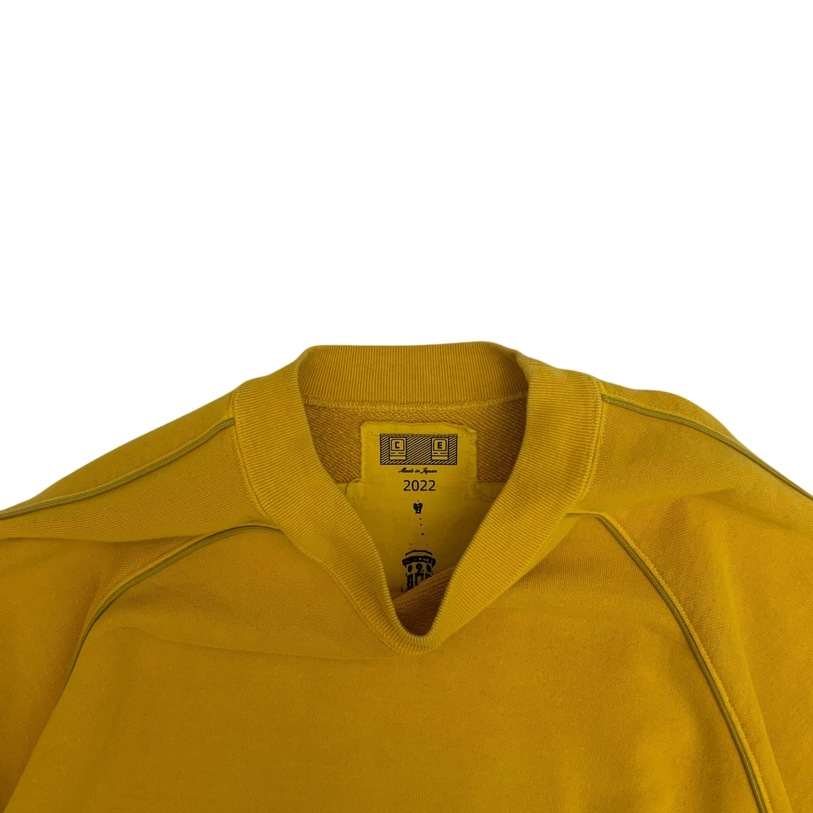 Cav Empt Overdye Raglan PipingSweater Yellow (Fits M-L)