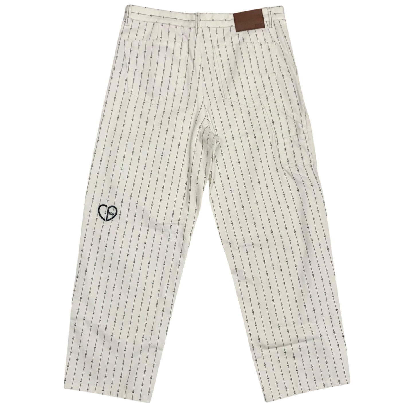 Dior Homme Heart Logo Carpenter Pants (Fits 33")