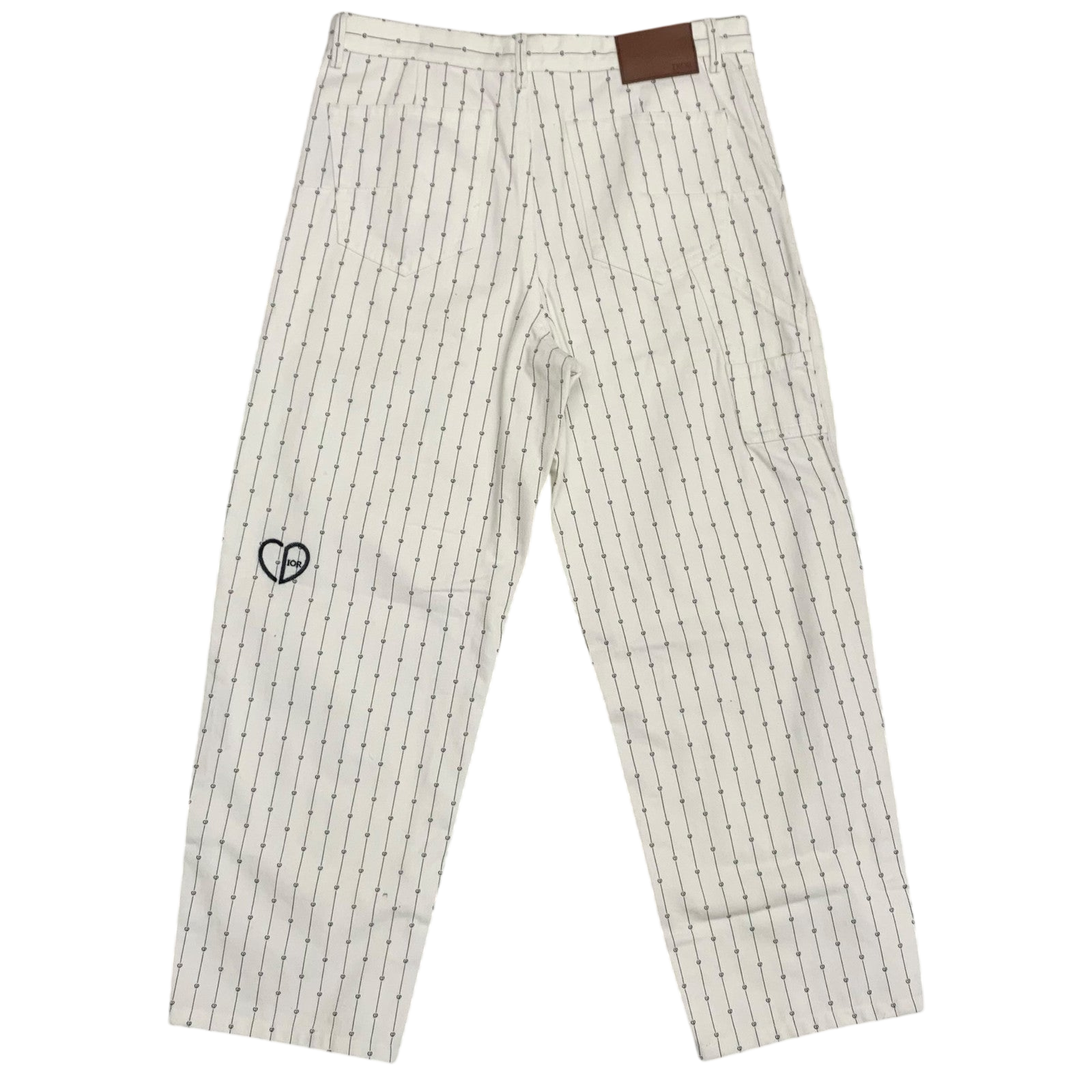 Dior Homme Heart Logo Carpenter Pants (Fits 33")