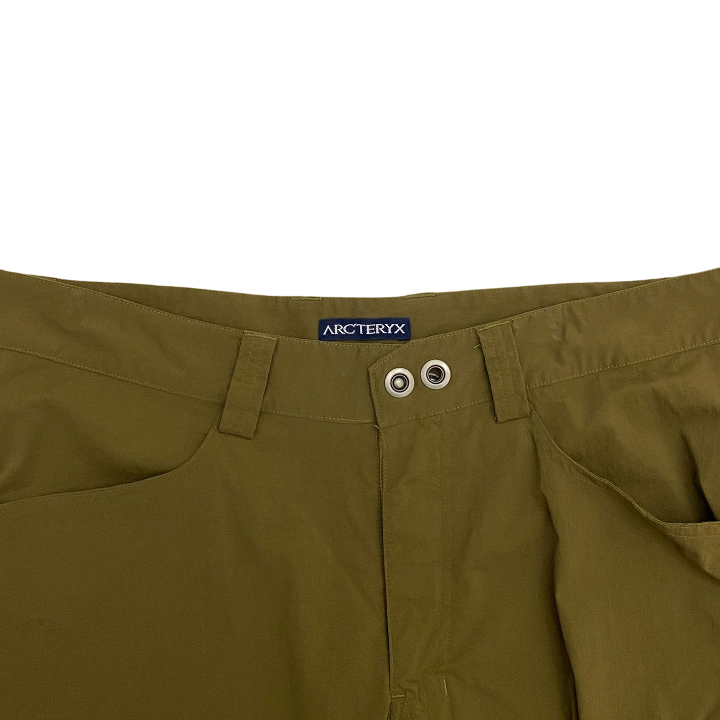 Arc’teryx 2000s Cargo Shorts Brown-Green (Size 34”)
