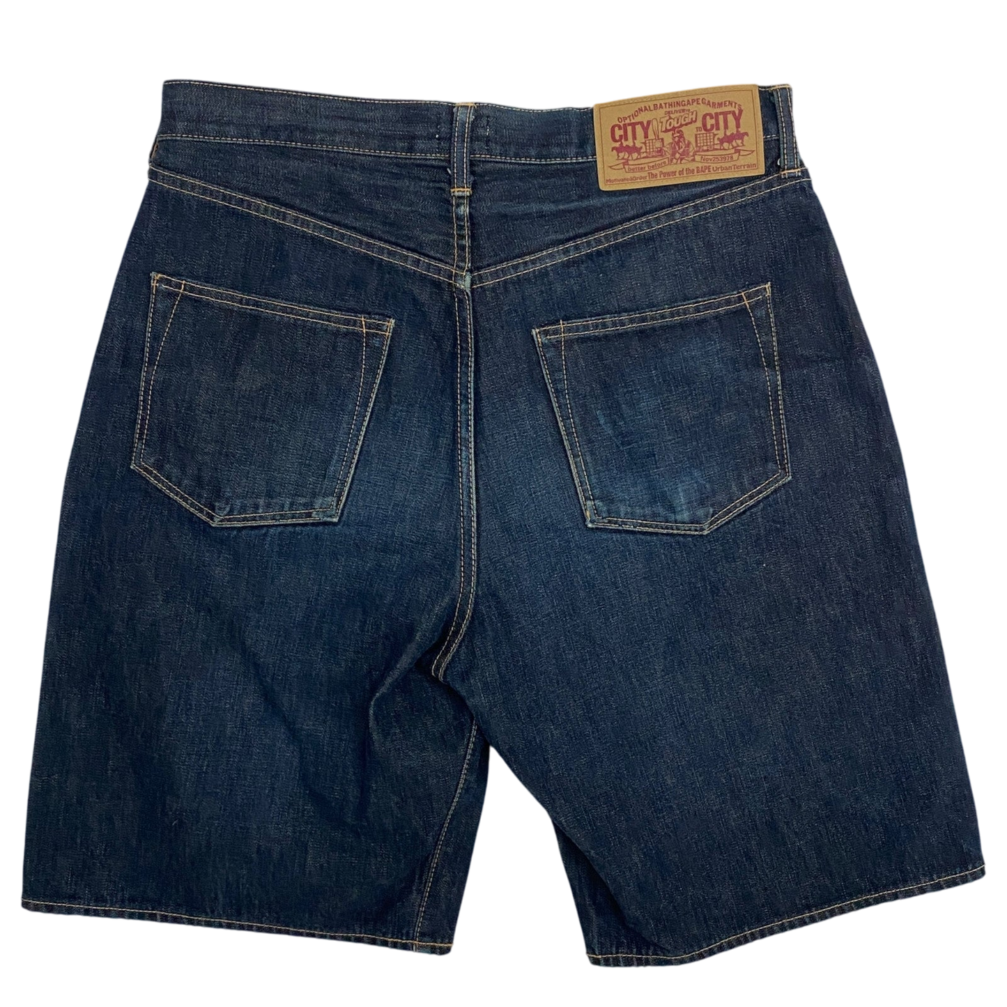 BAPE 2006 Twinsta Denim Shorts (Size L)