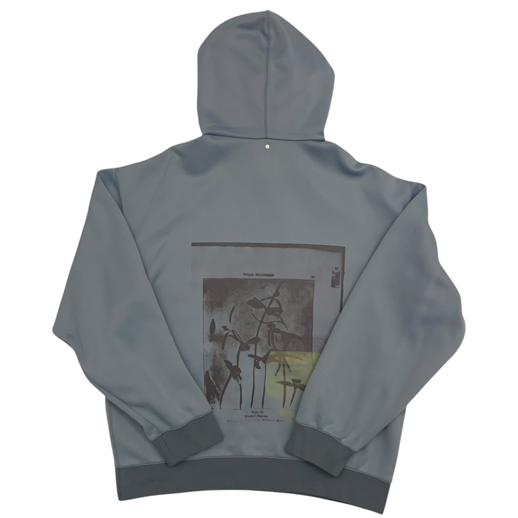 Oamc Flowers Hoodie Baby Blue (Fits L)