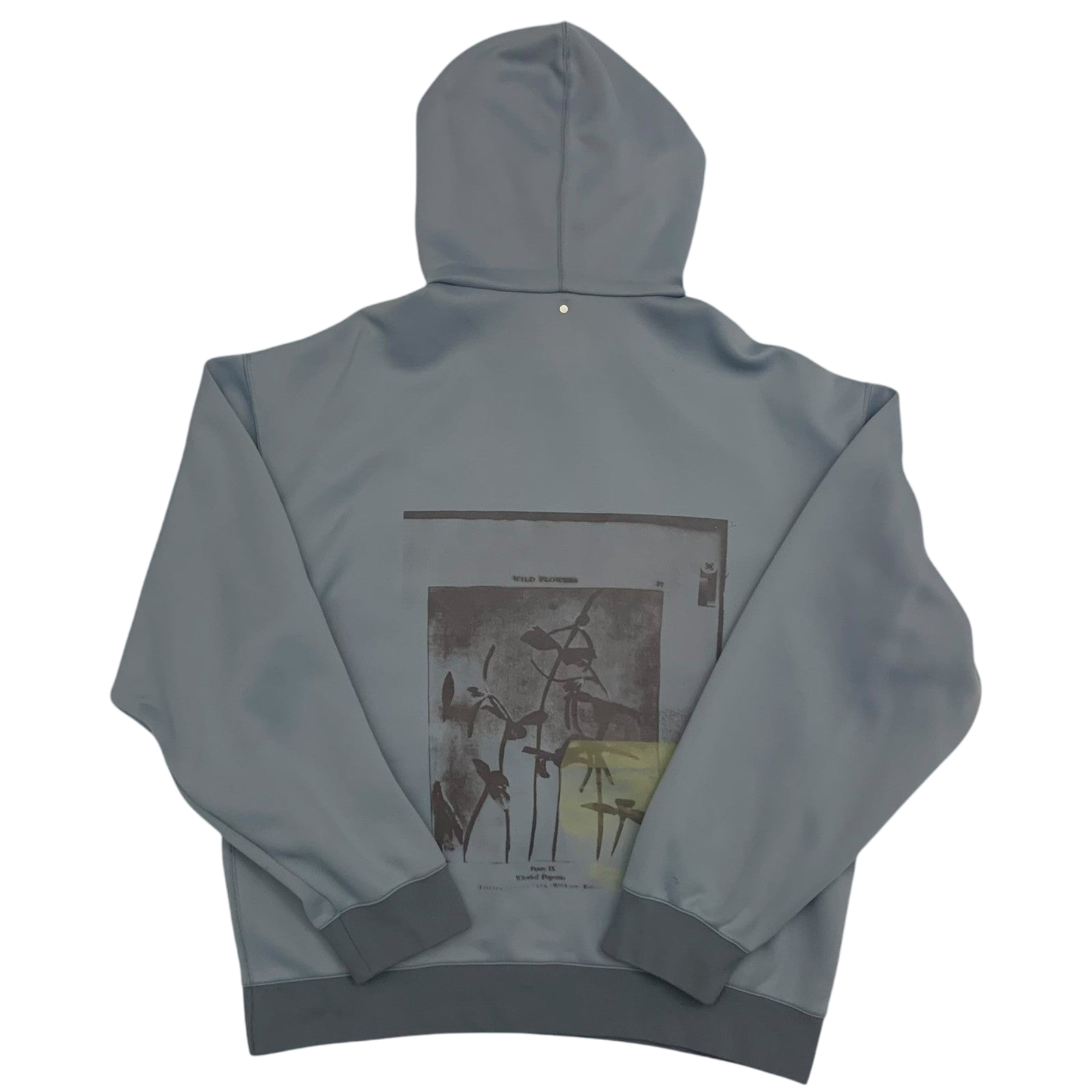 Oamc Flowers Hoodie Baby Blue (Fits L)