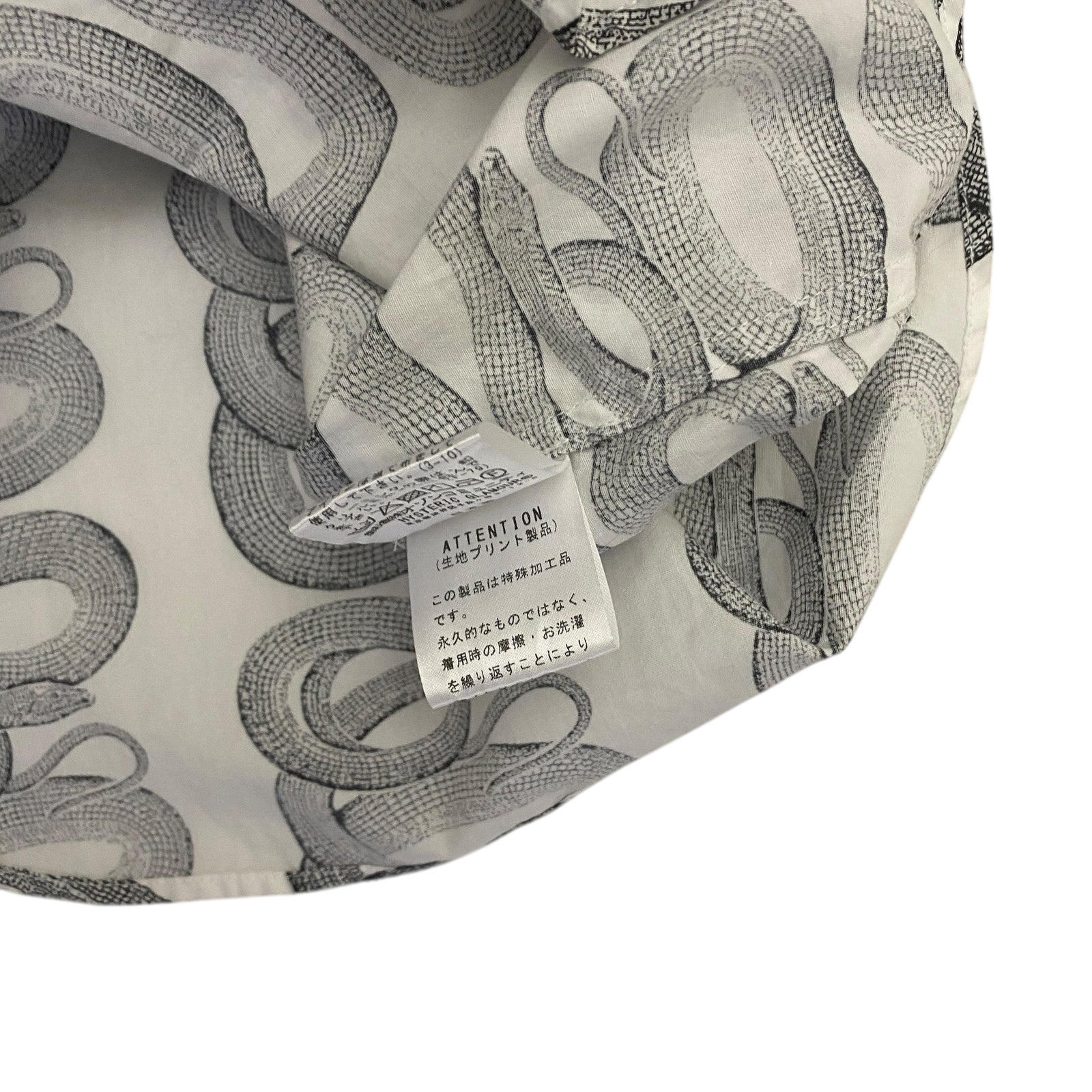 Hysteric Glamour Thee Hysteric XXX Snake Print Shirt (Fits M-L)