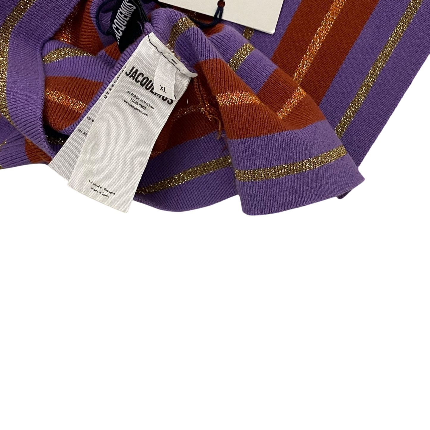 Jacquemus Multicolor Le Raphia 'La Mailla Sao' T-Shirt (Size XL)