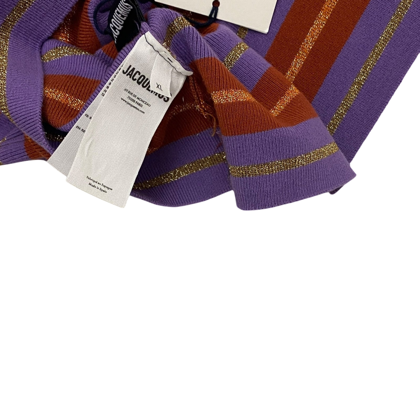 Jacquemus Multicolor Le Raphia 'La Mailla Sao' T-Shirt (Size XL)