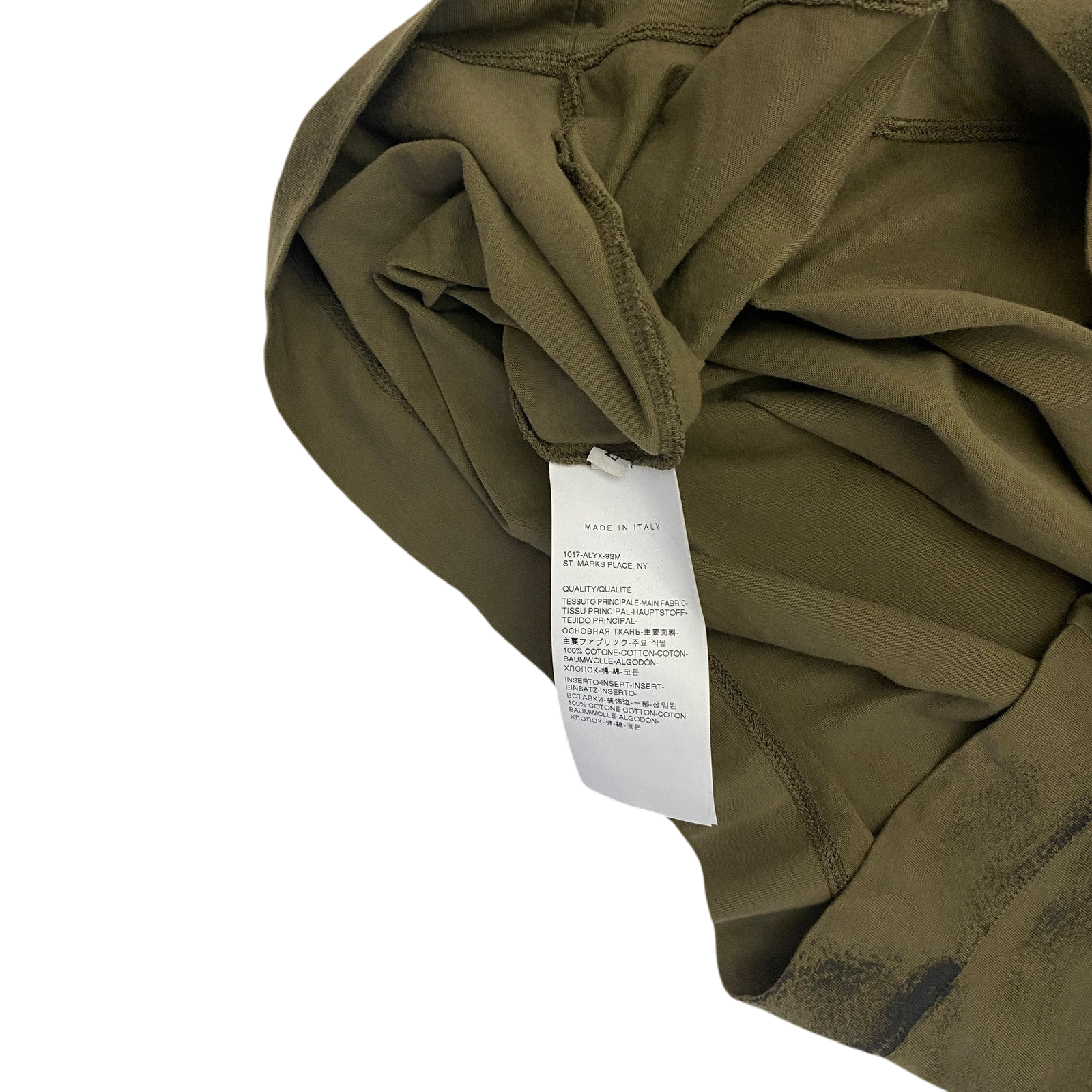 1017 ALYX 9SM Change of Heart Print T-Shirt Green (Size L)