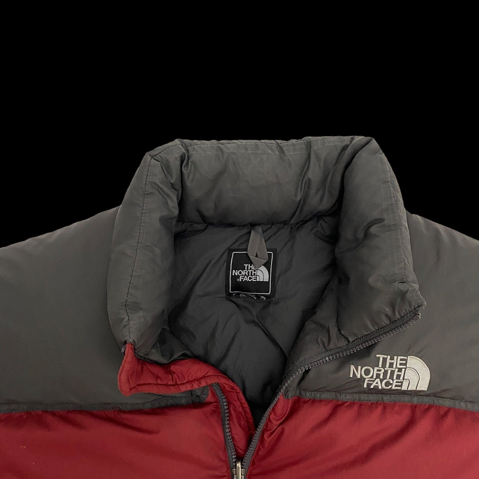 The North Face 1996 Retro Nuptse 700 Vest Charcoal/Red (Size L)