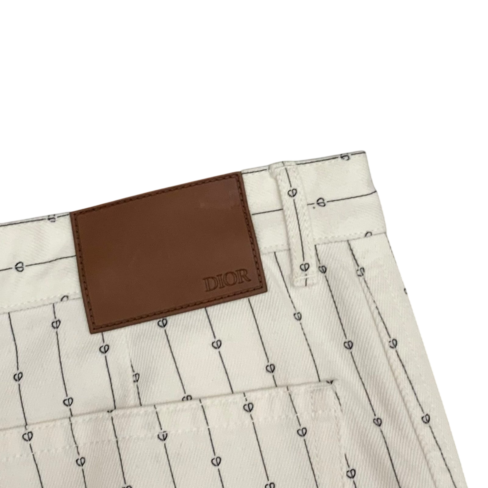 Dior Homme Heart Logo Carpenter Pants (Fits 33")