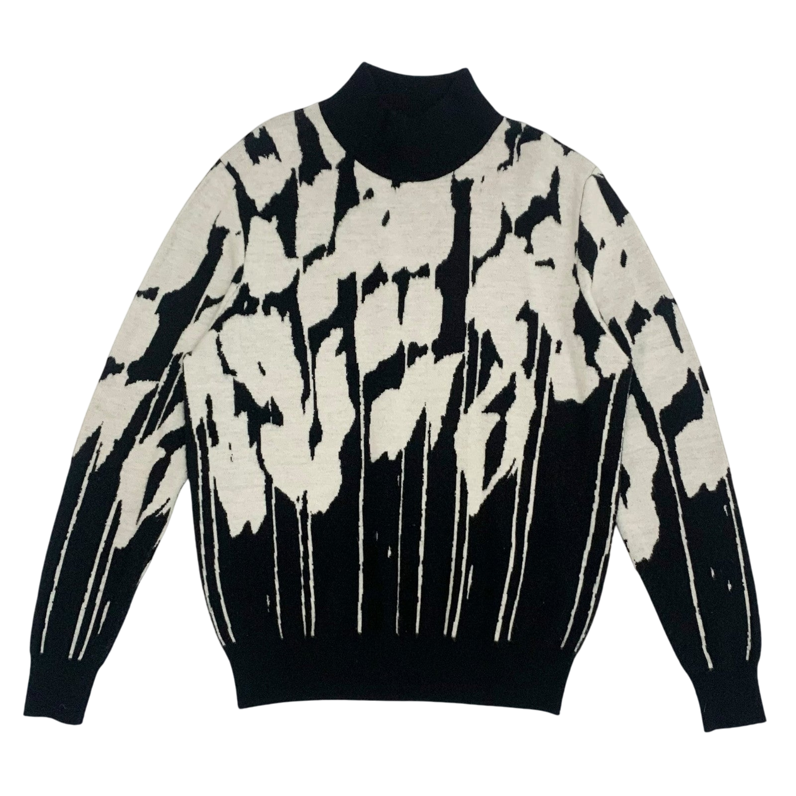 Dior Homme Turtleneck Sweater Black/White (Fits M-L)