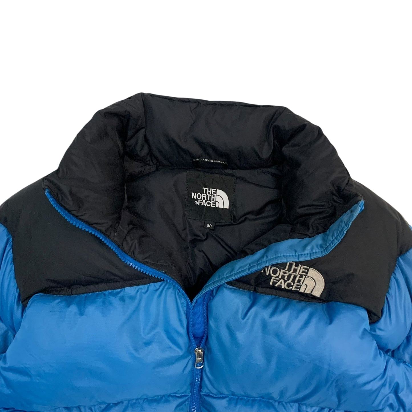 The North Face Nuptse 700 Down Puffer Jacket Blue/Black (Size S)