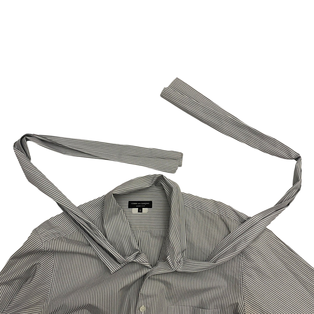 Comme des Garçons (CDG) Homme Plus AW12 Neck Tie Striped Button-Up Shirt