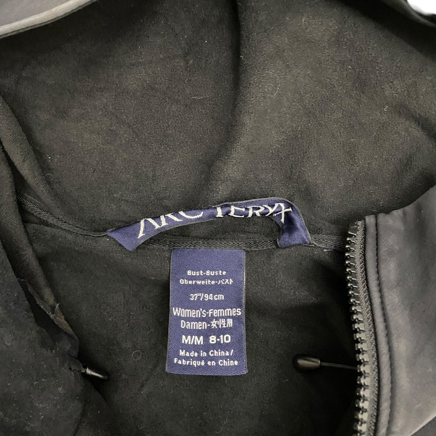 Arcteryx Gamma MX Hooded Jacket Black (Size M Womens)