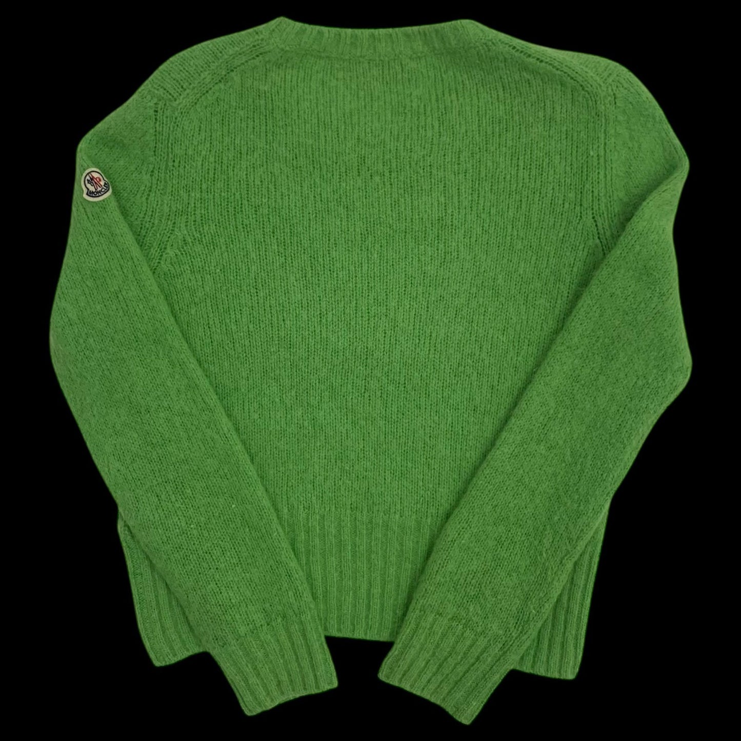 Moncler Wool Sweatshirt Neon Green (Size S Womens)