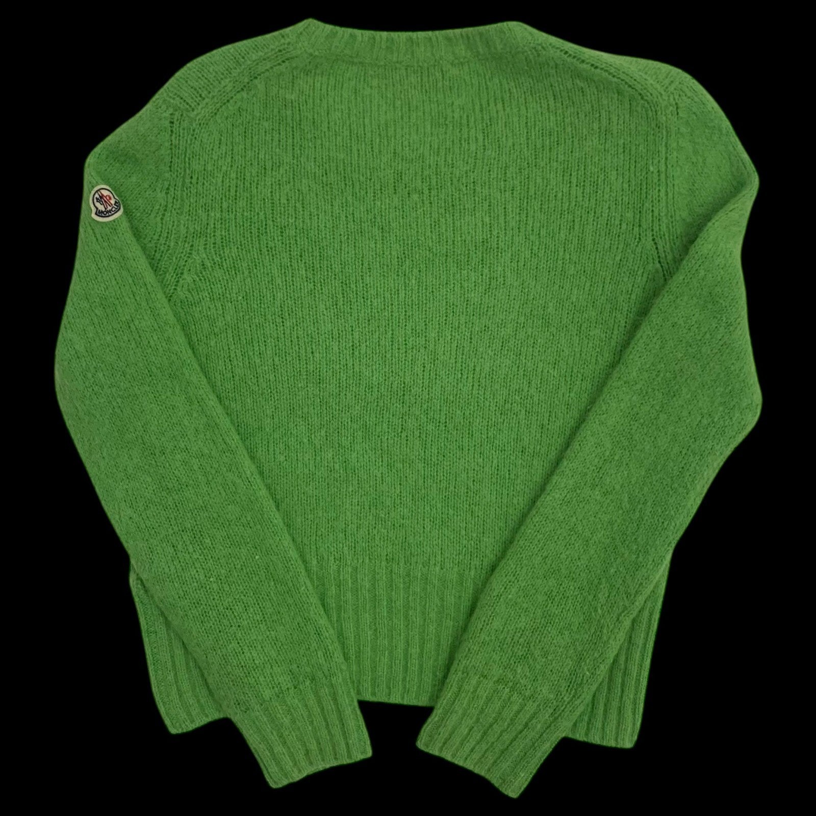Moncler Wool Sweatshirt Neon Green (Size S Womens)