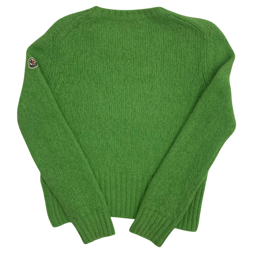 Moncler Wool Sweatshirt Neon Green (Size S Womens)