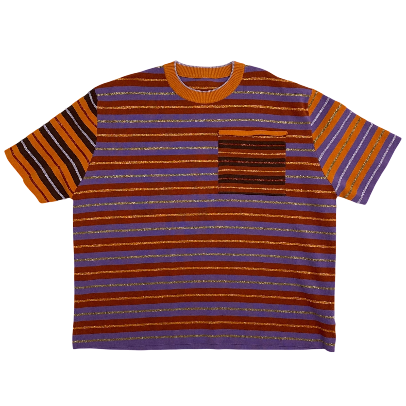 Jacquemus Multicolor Le Raphia 'La Mailla Sao' T-Shirt (Size XL)