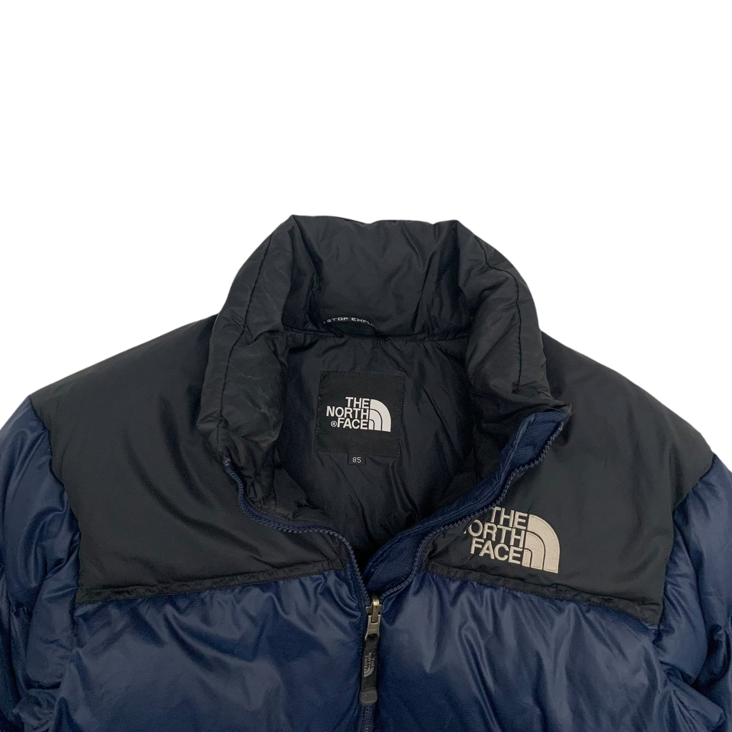 The North Face Nuptse 700 Down Puffer Jacket Navy/Black (Size XS)