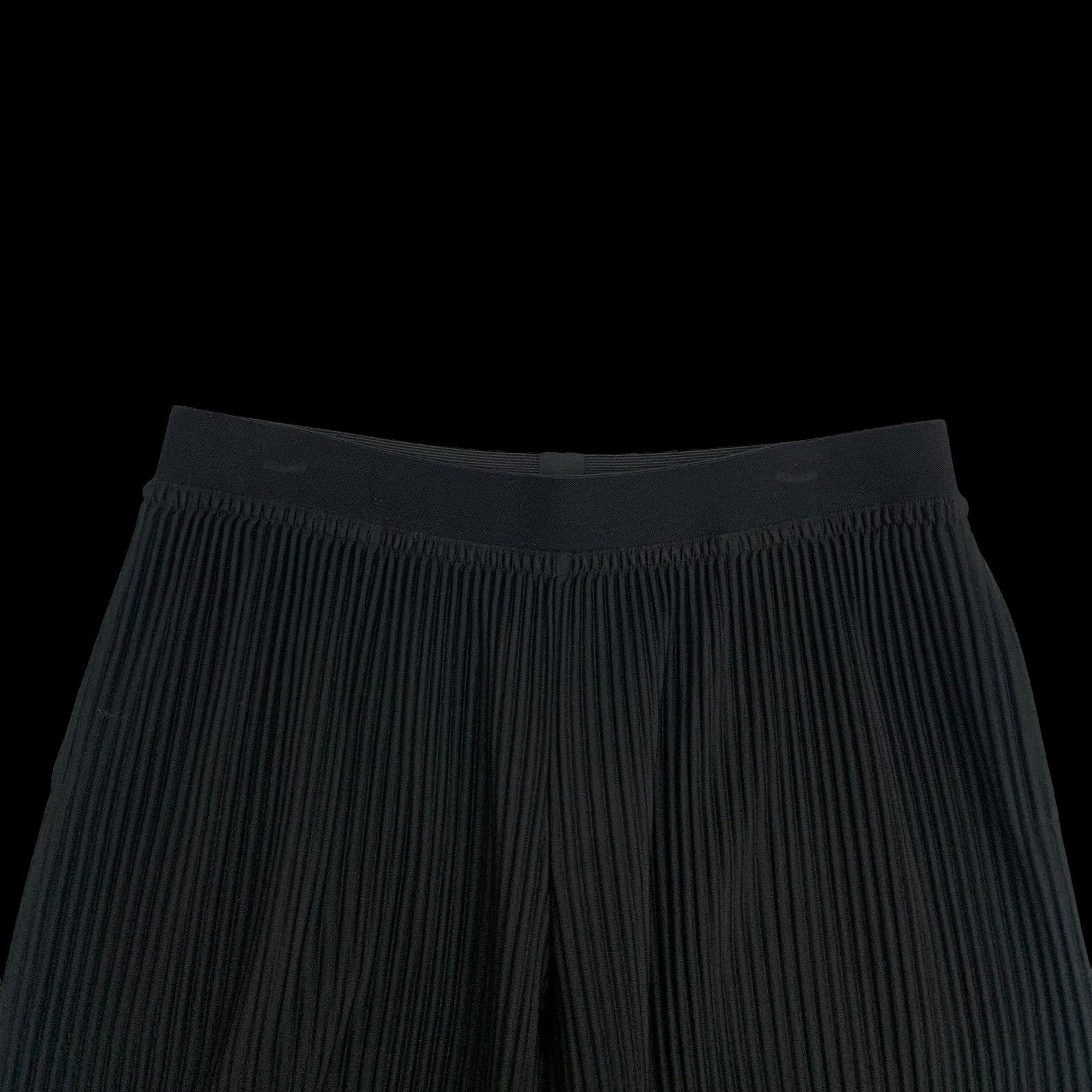 Issey Miyake HOMME PLISSÉ JF110 Wide Leg Pleated Pants Black (Fits 32-34")