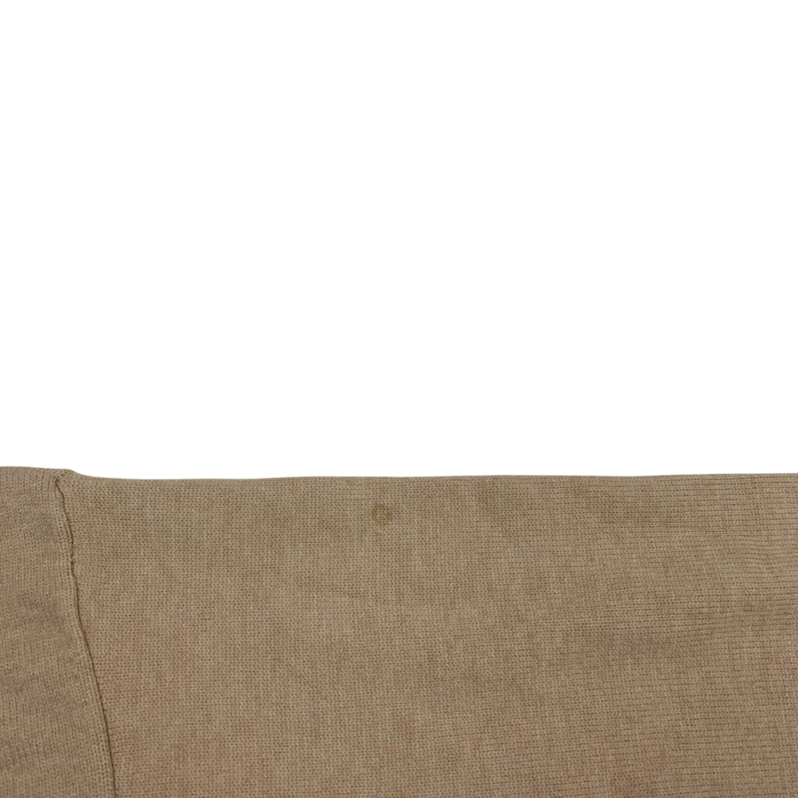 Ami Paris De Coeur Wool Blend Knit Sweatshirt Beige (Size M)