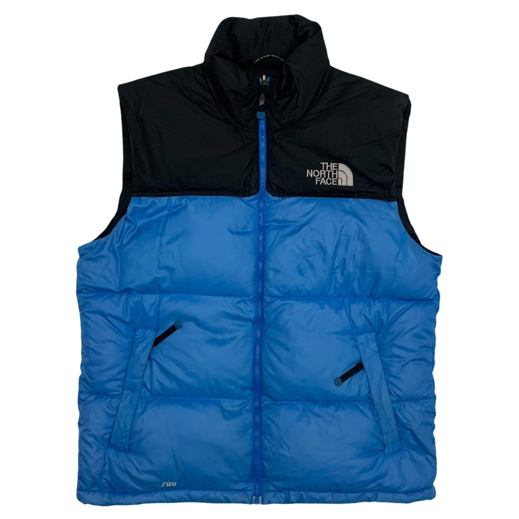 The North Face Nuptse 700 Down Puffer Jacket Blue/Black (Size L)