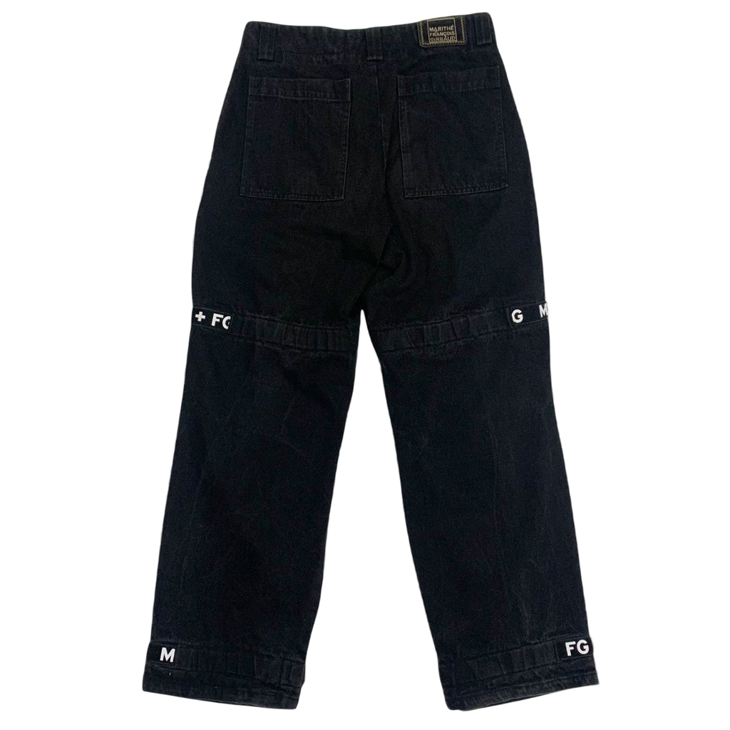 Marithe Francois Girbaud Shuttle Tape Cargo Jeans Black (W34)