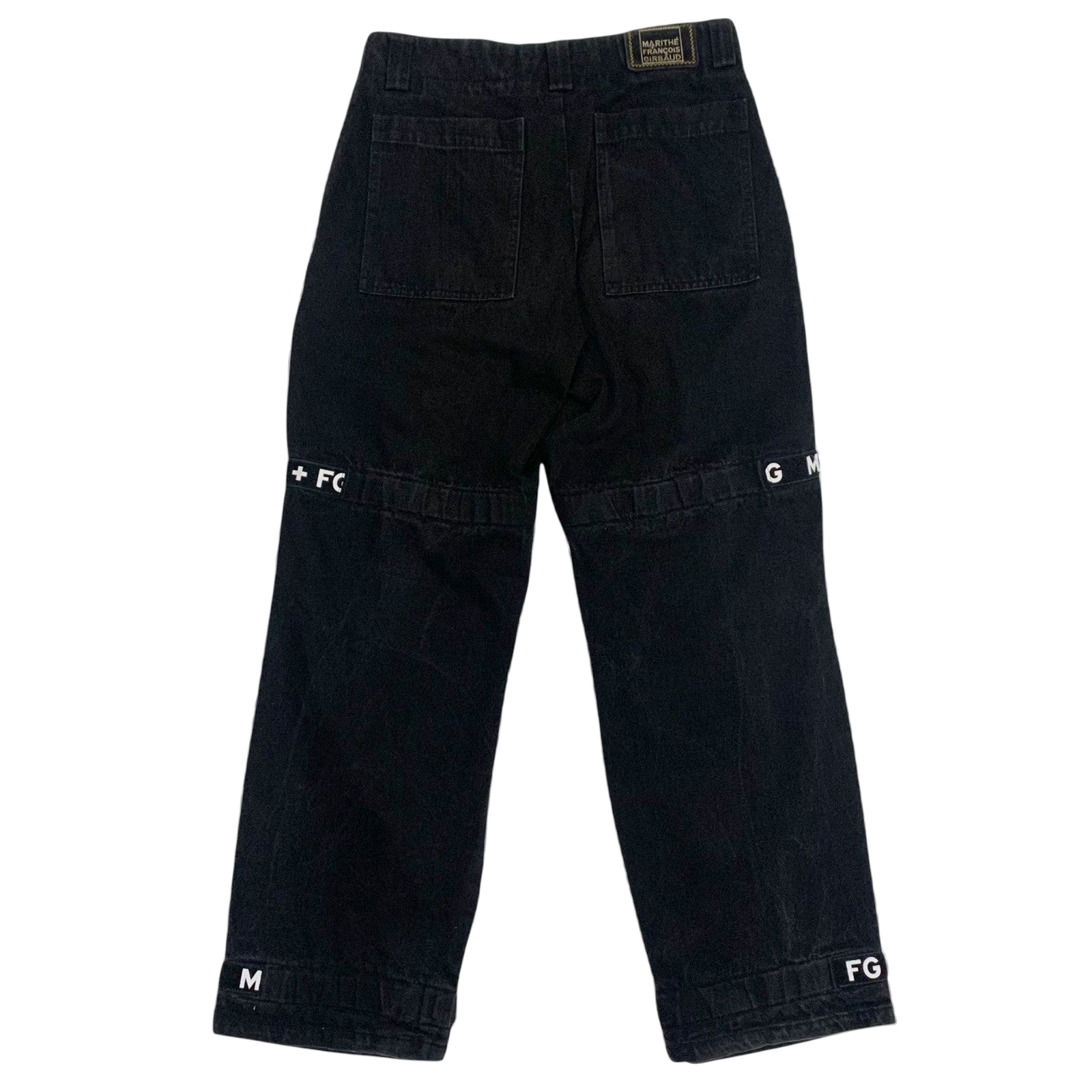 Marithe Francois Girbaud Shuttle Tape Cargo Jeans Black (W34)