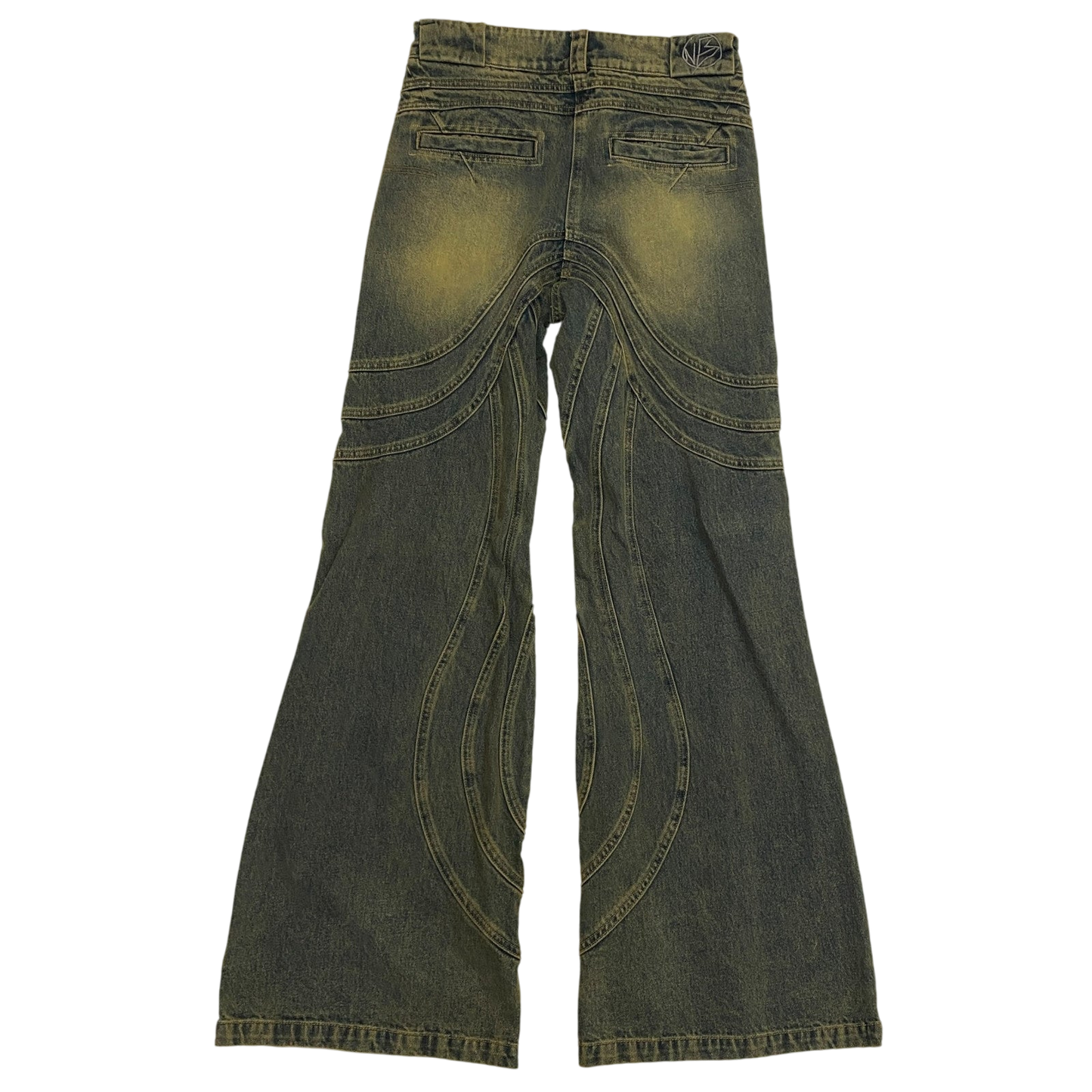 NO/FAITH STUDIOS Heavy Wave Jeans Blue (Size M)