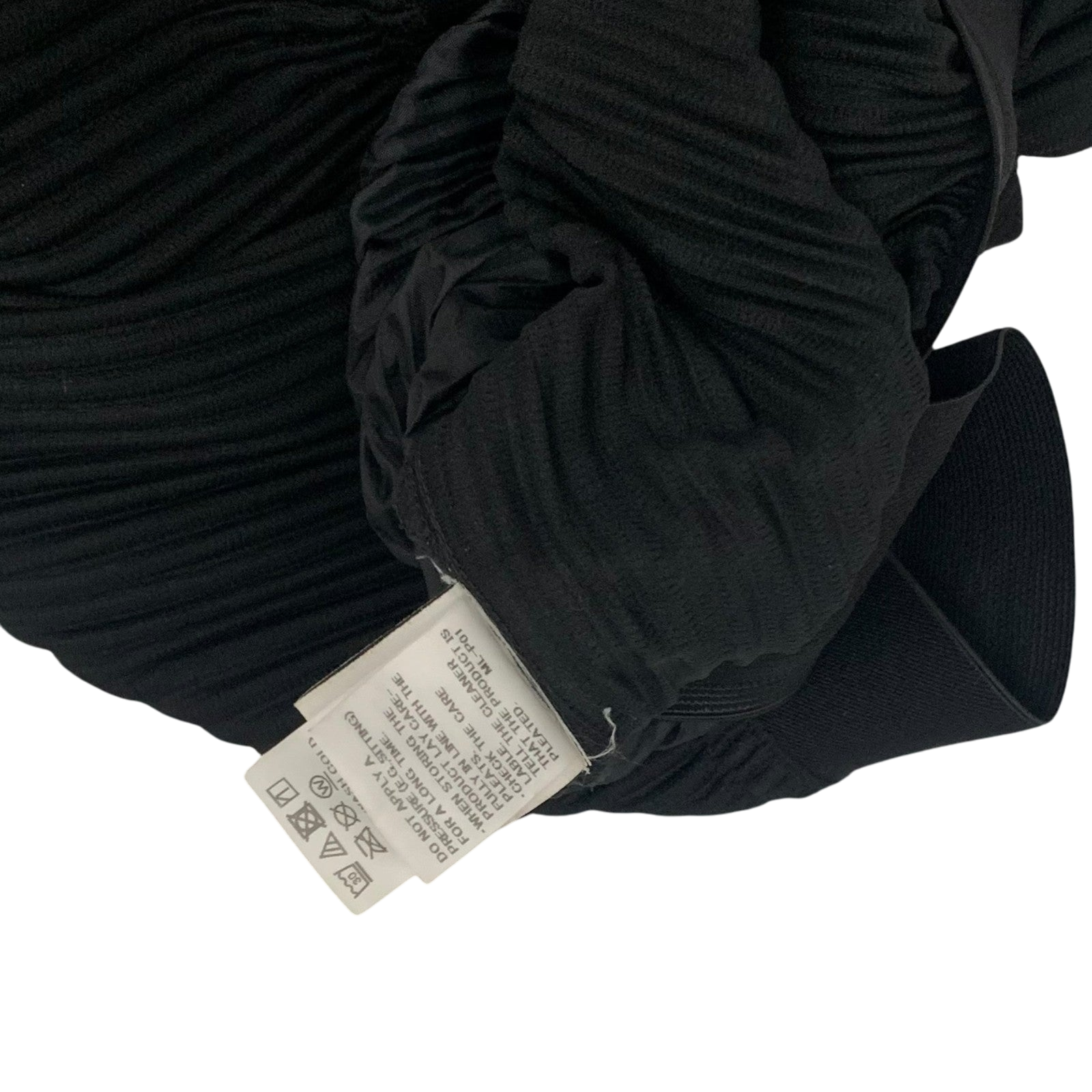 Issey Miyake HOMME PLISSÉ JF110 Wide Leg Pleated Pants Black (Fits 32-34")