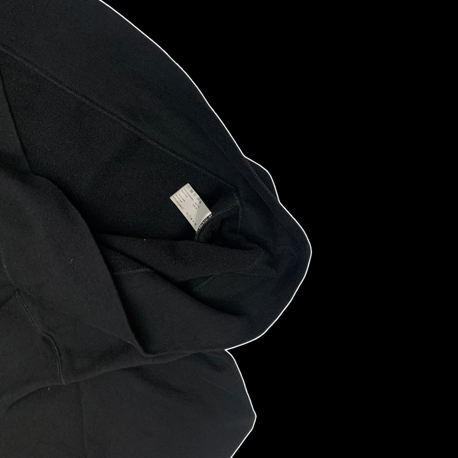 Kiko Kostadinov ‘Midnight Stripes’ Heavy Hoodie Black (Fits L-XXL)
